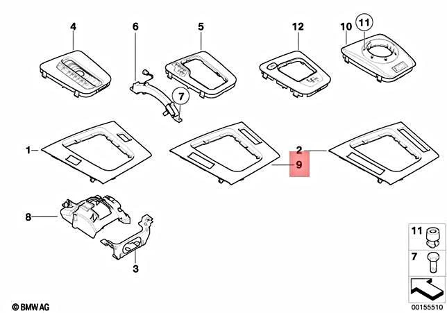 Genuine BMW M3 E46 316Ci 318Ci 320Cd Depositing Box Bottom Panel