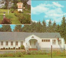 Charles Steak House, Rts 125-133, North Andover Bristol County MA 1960s Postcard