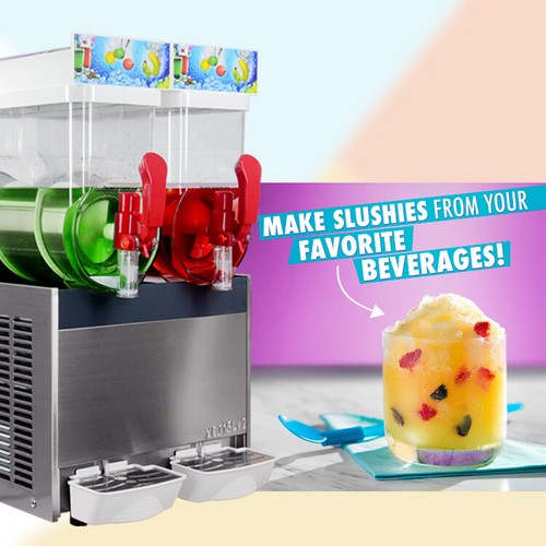 Kolice Commercial Ice Slushy Machine Frozen Beverage Slush Machine - Bild 5 von 11
