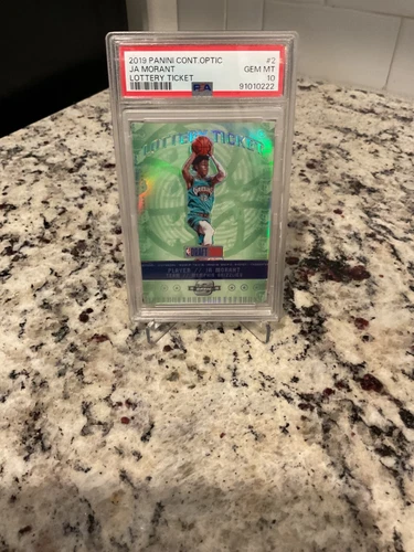 2019 Panini Contenders Optic Lottery Ticket Ja Morant RC #2 PSA 10 Grizzlies 🔥