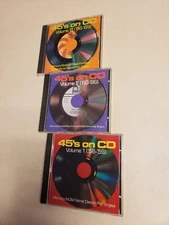3 CD LOT/ 45'S ON CD VOLUME 1,2 & 3 MERCURY 1988/ VG+