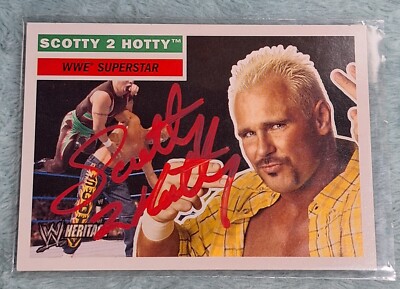 Scotty Too Hotty Signed 2005 WWE Heritage Topps Card Autograph | eBay