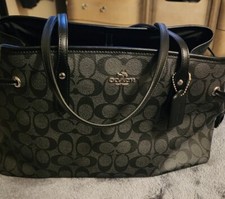 Coach handbag and wallet set used