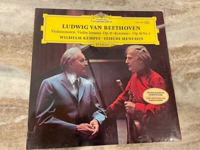 MENUHIN/KEMPFF Beethoven Violin/Piano Sonatas DGG 2530135 Germany EX/EX Gatefold