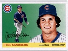 RYNE SANDBERG 2020 Topps Archives 1955 Design #73 Cubs HOF
