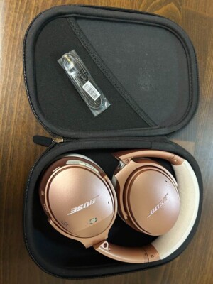Bose QuietComfort 35 II Rose Gold Wireless Headphones Limited Edition Gebrauc...