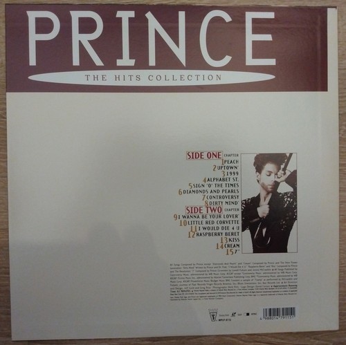 PRINCE Laserdisc The Hits Music Videos & Live JAPAN LD - Picture 3 of 3