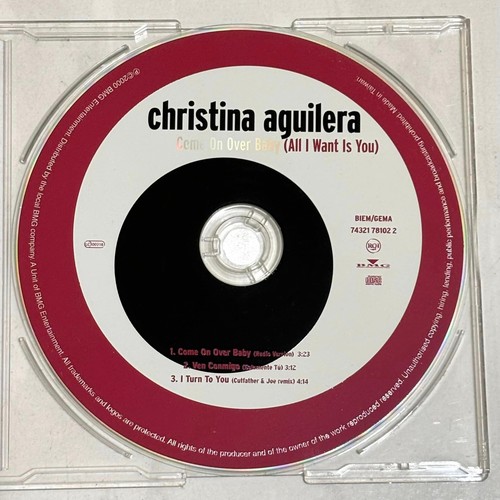 Christina Aguilera 2000 Come On Over Baby Taiwan Pink OBI 3 Track CD Single - Picture 7 of 8