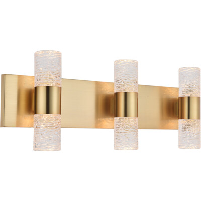 Wall Sconce Bedroom Bathroom Vanity Modern Crystal 6 Light Fixture Lighting 24''