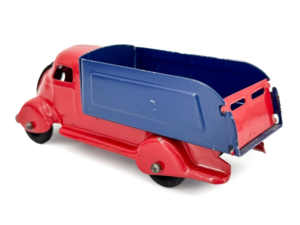 Camión Marx Studebaker 6,5" temprano cabina sobre hombre cueva Wyandotte juguete acero ¡GUAU! Foto 4 de 4