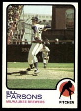 1973 Topps #231 Bill Parsons Milwaukee Brewers