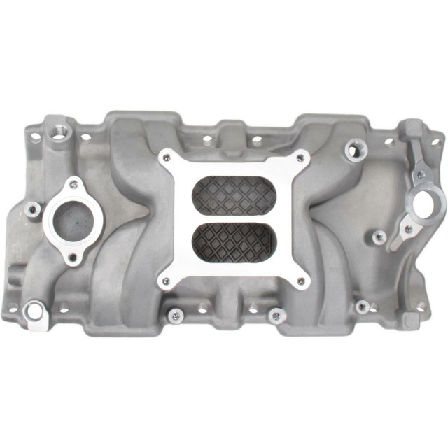 Speedway Small Block Chevy Sbc 305 327 350 400 Aluminum Intake Manifold Satin For Sale Online Ebay