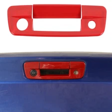 Red Tailgate Rear Door Handle Decor Cover For Dodge RAM 1500 2010-17 Accessories