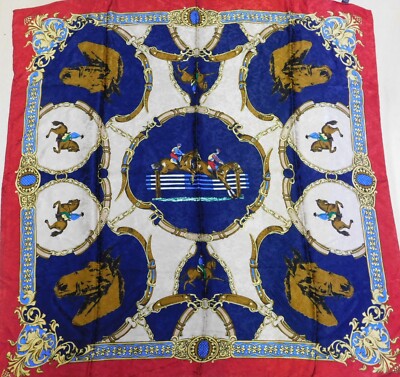 VINTAGE WOMEN'S 100% PURE SILK SILK SCARF (1365) 86cm x 88cm