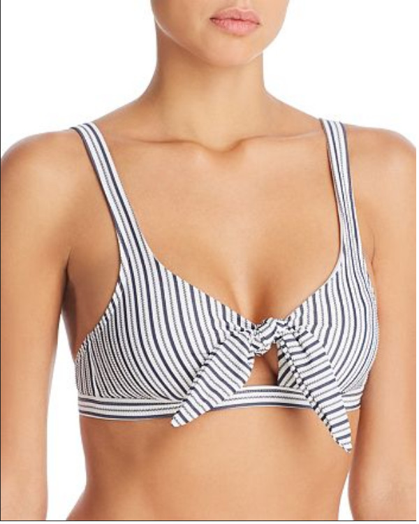 Бикини-топ без косточек Suboo Cabana с завязками спереди, цена 120 долларов , Размер 6 # U7 405 , НОВИНКА