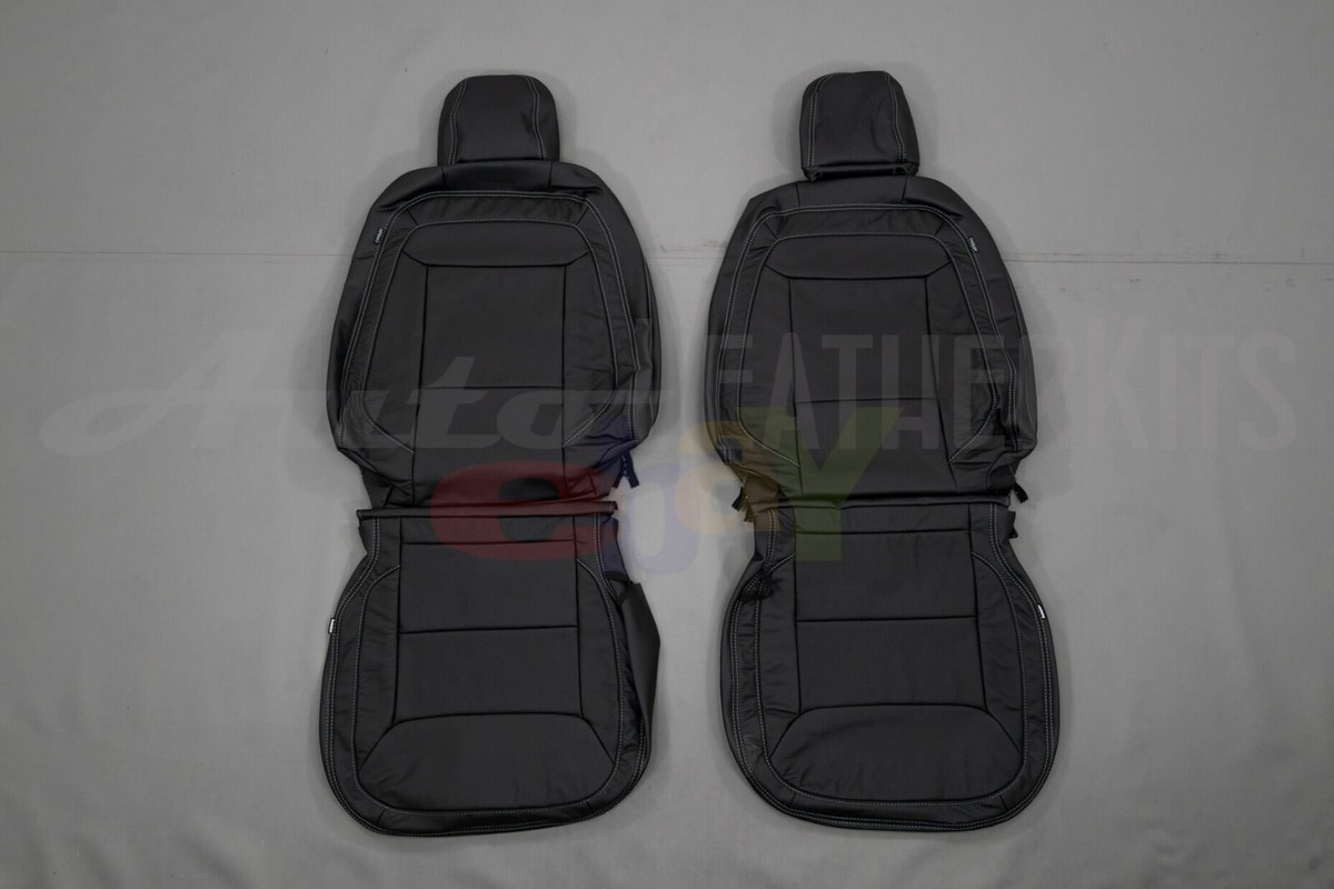 KATZKIN 2021-2024 Ford Explorer Black Leather Seat Replacement
