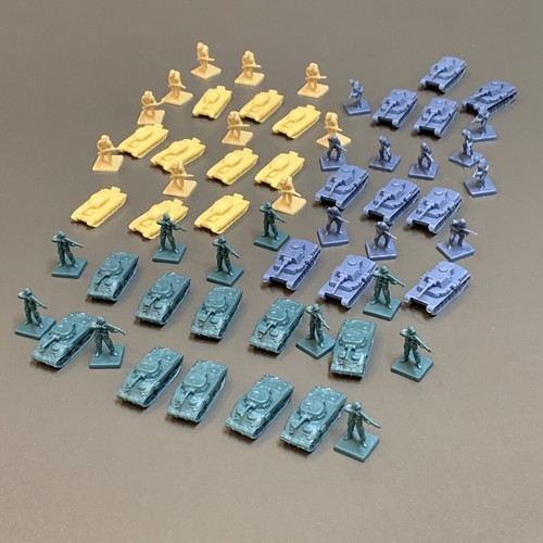 60 Artilley Tanks Miniatures Memoir '44 Board Game Battle War Game Model TRPG #A