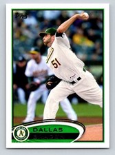 2012 Topps #577 Dallas Braden Oakland Athletics