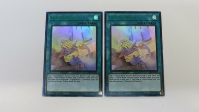 Green Ultra Rare Crystal Bond Lds1 En112 Near Mint 1st Edition Yugioh Individual Yu Gi Oh Cards Anerabyav Toys Hobbies
