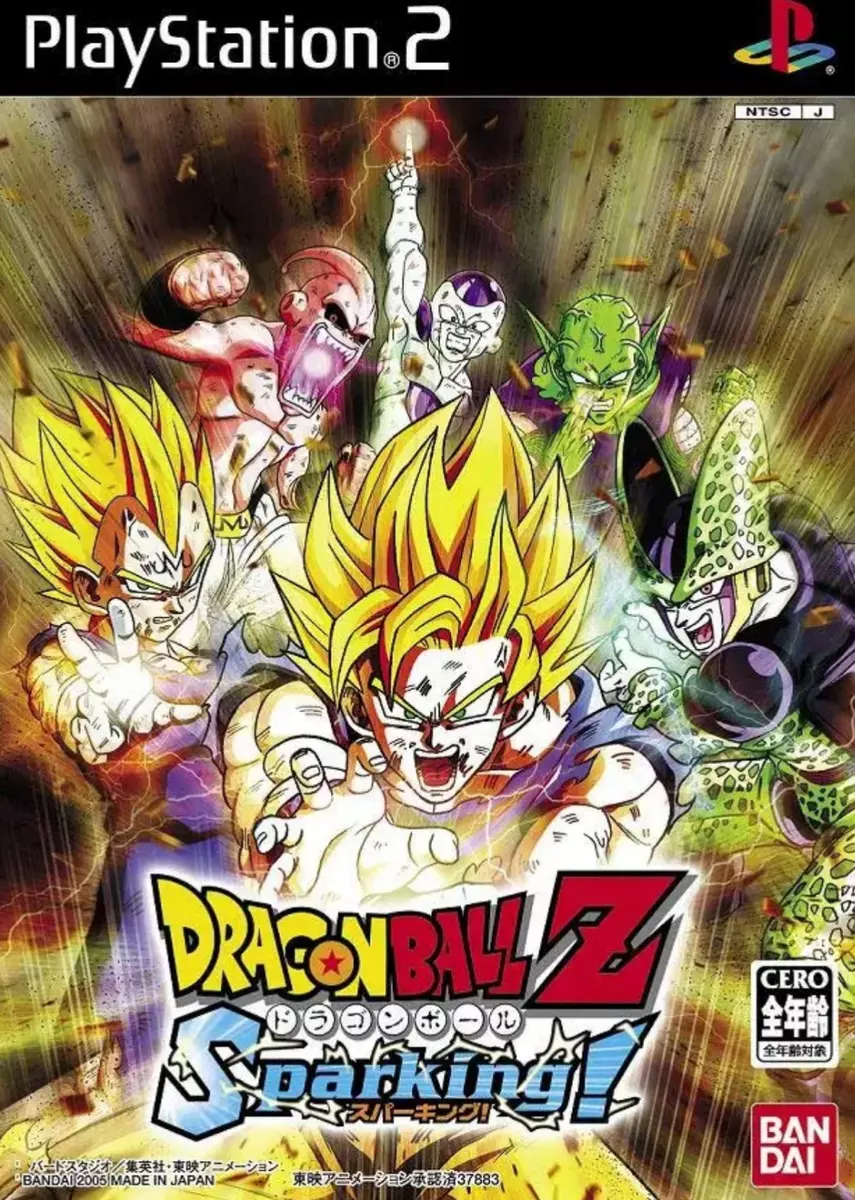 PS2 DRAGON BALL Z Sparking PlayStation 2 Japan Version BANDAI