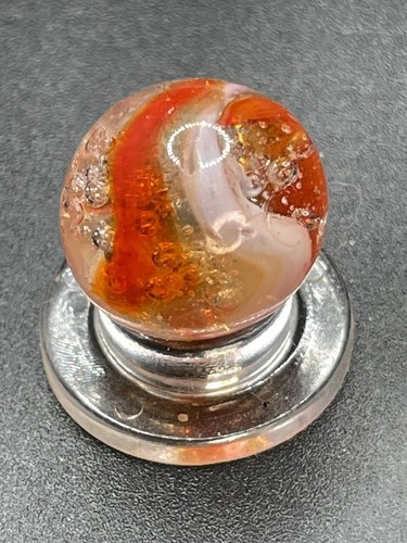 Peltier Rainbo Marbles Bubbly Peltier Sunset Vintage Marbles 0.591” - Picture 3 of 12