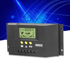 CM3024Z PWM-Solarladeregler Mit LCD-Anzeige Solarmodul-Lastregler 12 V 24 V 2