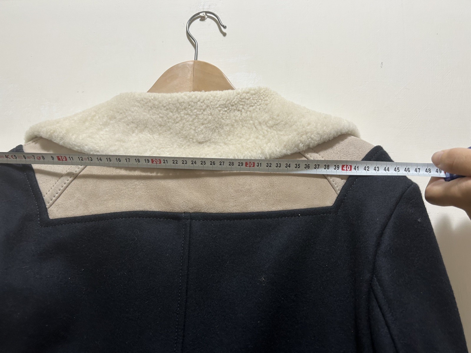 Maison Martin Margiela Pea Coat Shearling Lana Vergine Tg.48 Made in Italy