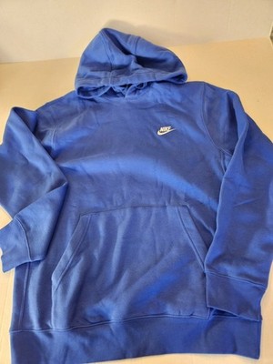 Nike Mens Club Hoodie BV2654-480 Royal Blue Size Medium-Tall NWT