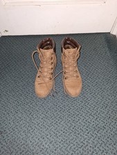 F&F Women's Brown Faux Suede Ankle Boots UK Size 6