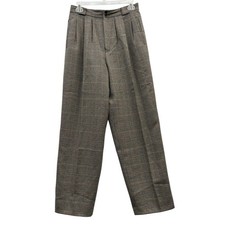 Vintage Giorgio Santo Angelo Women's Plaid Wool Blend High Waisted Trousers 10