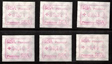 1993 South Africa - FRAMA Labels short set from Pretoria GPO machine (P001) MNH