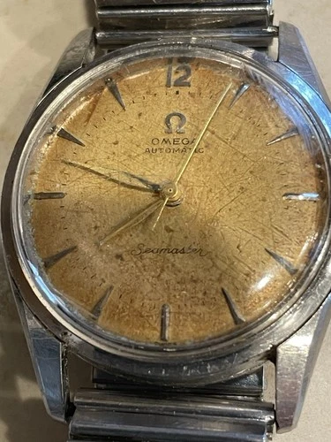 OMEGA Seamaster Men's Automatic Wristwatch 1950s Vintage