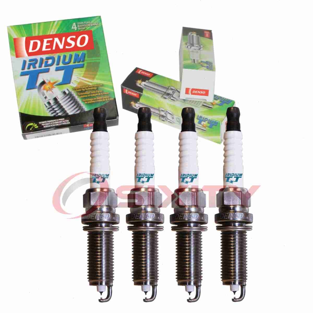 4 pc Denso Iridium TT Spark Plugs for 2007-2016 Nissan Versa 1.6L 1.8L L4 zr