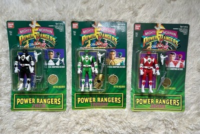 MIGHTY MORPHIN POWER RANGERS FLIPPING HEADS 1994 AUTO MORPH W/ TARGET RECEIPT!!!