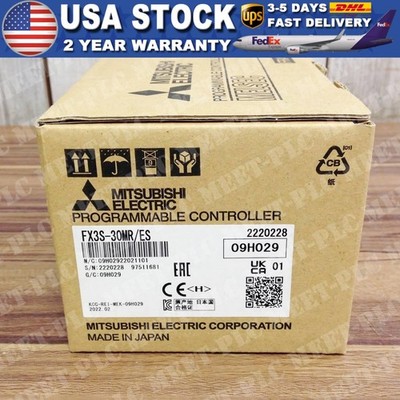 NEW Mitsubishi FX3S-30MR/ES PLC FX3S30MR/ES In Box Expedited Shipping