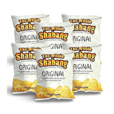 The Whole Shabang Original Potato Chips Single Bag 1.5 oz Snack 6 bags 