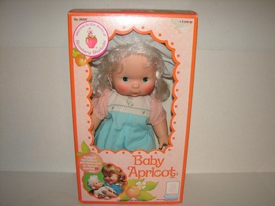 Vintage Strawberry Shortcake Apricot Baby Blow Kiss Doll in Original Box