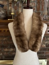 Davidsons Of Indianapolis Mink Collar Or Stole Vintage Brown