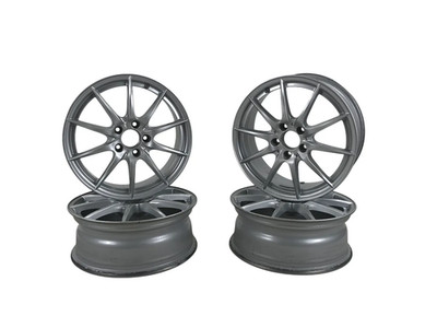 4 x Alu Felge 5 Doppel Speichen 6,5 x17 ET49 silbern A B Klasse  176 246 CLA 117