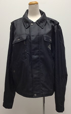 Harley-Davidson Flame Logo Black Nylon Rider Jacket  Size XL