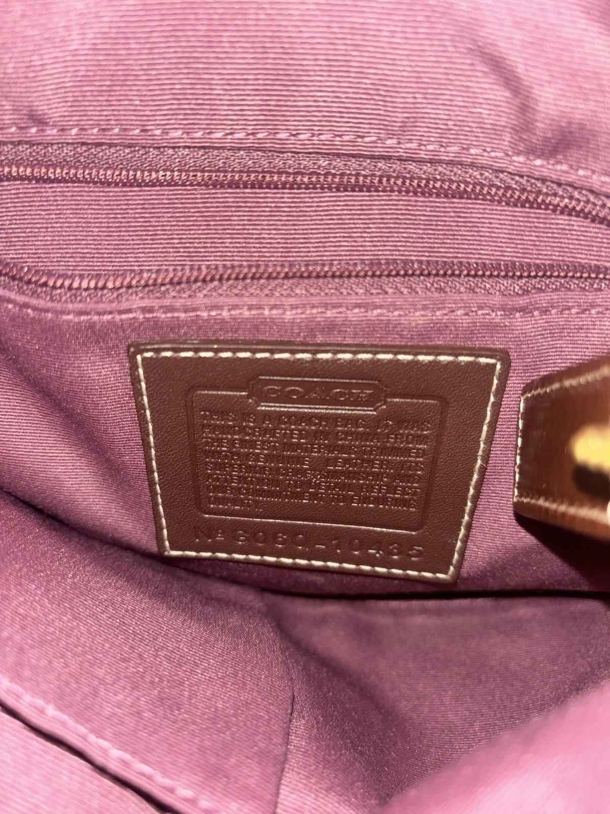 Vintage Authentic  Coach Patchwork Shoulder Bag B… - image 4