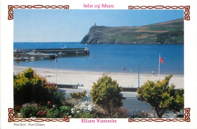 c15124 Port Erin Isle of Man Postkarte