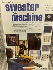 Bond Incredible Sweater Machine Knitting Machine Vintage New In Box W Manual
