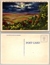 Warrior Mountain Moonlit Valley Postcard