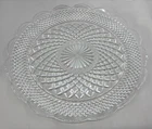 Vintage 1962-1998 Cupped Edge Torte Plate Wexford Pattern by Anchor Hocking