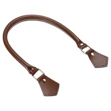 Purse Straps, 24 Inch Genuine Leather Strap for Mini Bag, Coffee