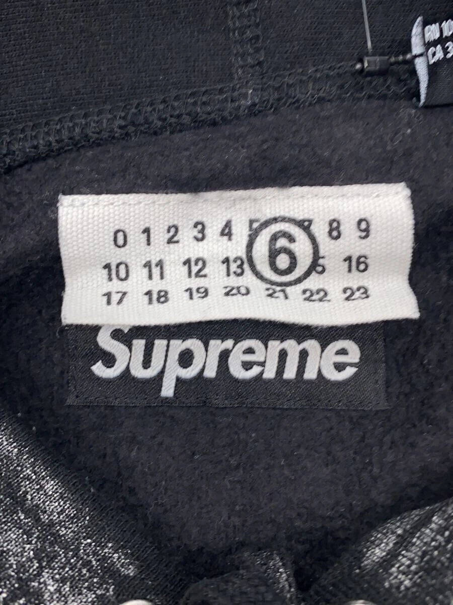 Felpa Supreme con cappuccio 24SS Foil Box logo XL cotone nero usata