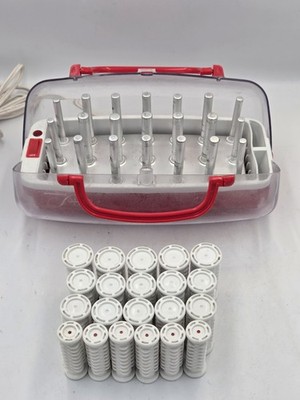 Windmere Salon Mate HHS-21 Heated Hairsetter 20 Rollers Curlers with Clips