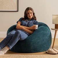 ICON KINGSTON CORD CLASSIC BEAN BAG - TEAL