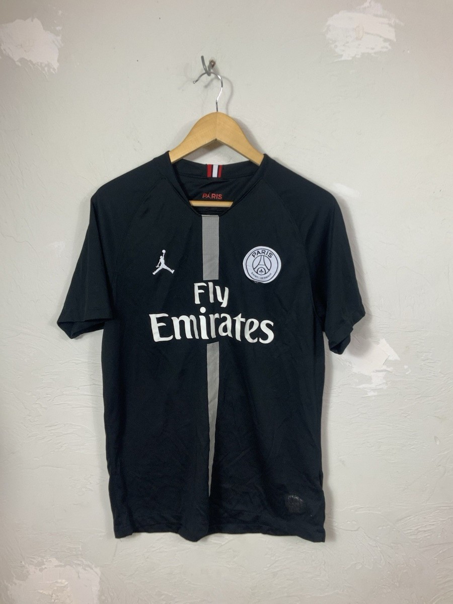 Jordan x PSG Neymar Jr 10 Third Jersey 2018/19 Black Men's Large